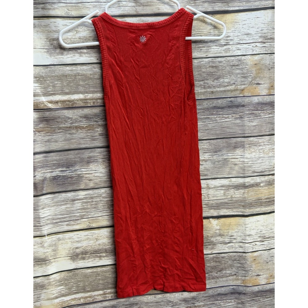 Athleta Tank Top Women's Medium Red Sleeveless Athletic Gym